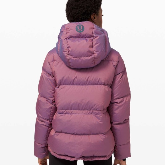 RARE LIMITED Lululemon Wunder Puff Puffer Jacket sz 6 - Heathered Plumful Purple - Picture 8 of 16